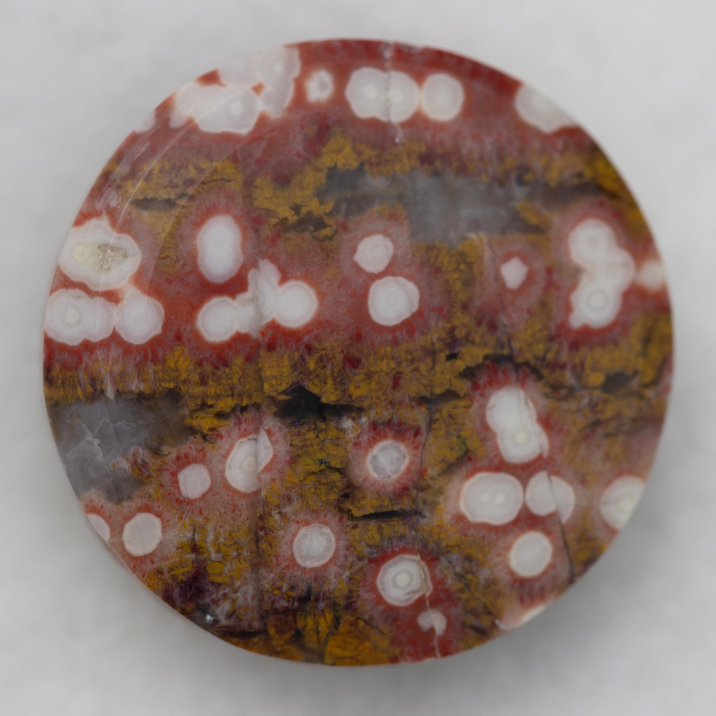 Guadalupe Poppy Jasper (California) - A happy and joyful stone