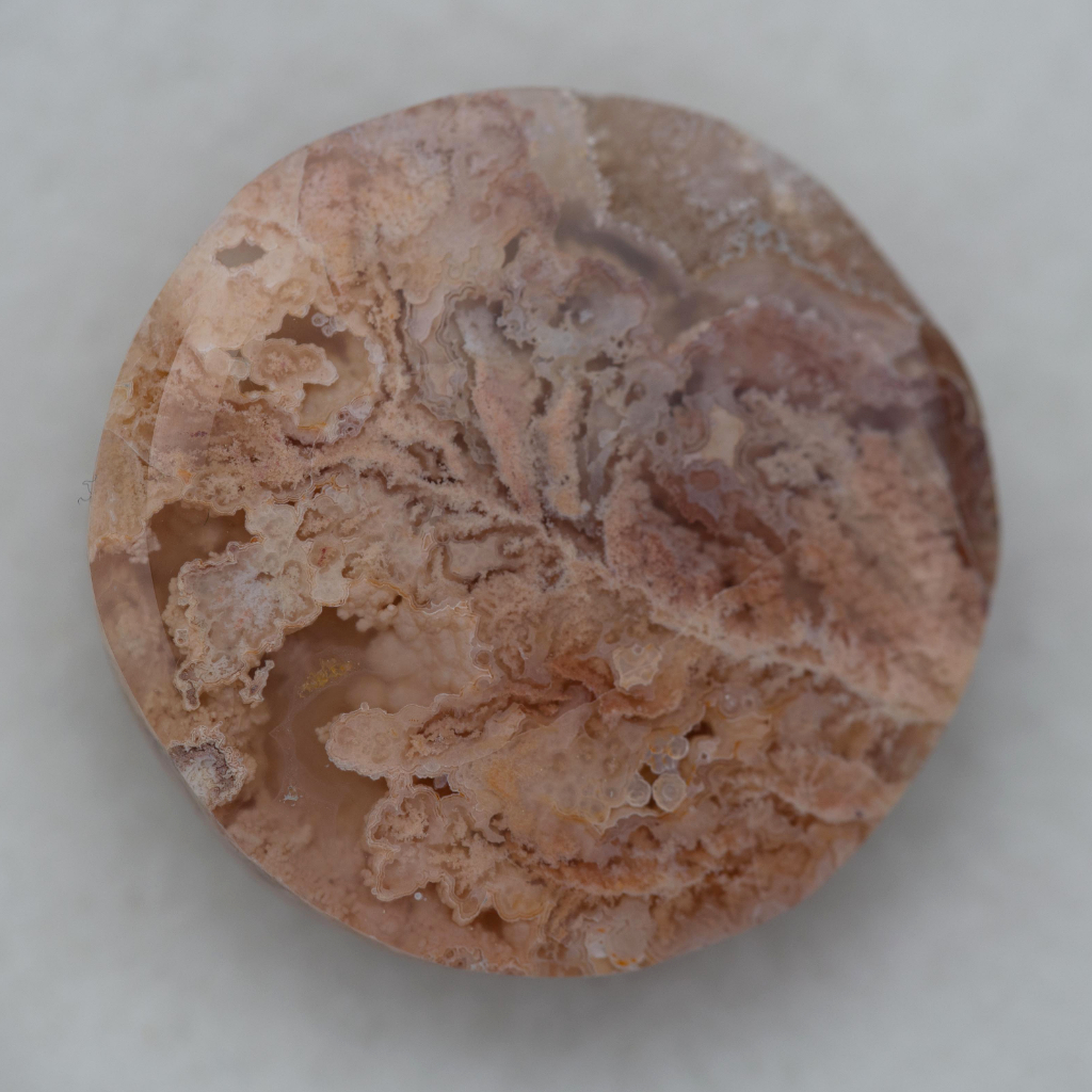 Regency Rose Plume Agate (Oregon) - Smooth dysfunctional energies and to both transform and eliminate negativity