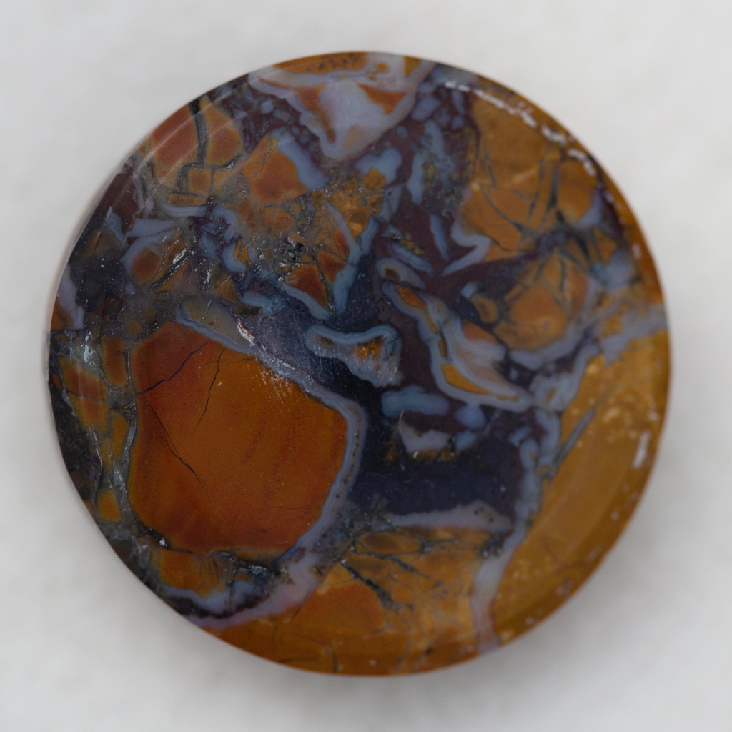 Stone Canyon Jasper (California) - Believed to aid in gall bladder, stomach, and kidney disorders